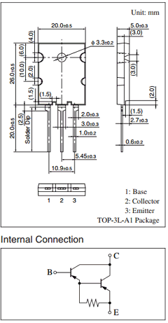 2SB1470 Datasheet PDF Panasonic Corporation