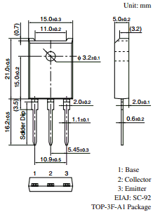 2SD1707 Datasheet PDF Panasonic Corporation