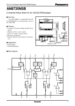 AN8735NSB Datasheet PDF Panasonic Corporation