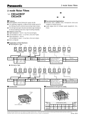 EXC24CN Datasheet PDF Panasonic Corporation