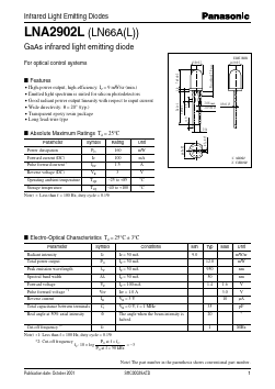 LN66A Datasheet PDF Panasonic Corporation