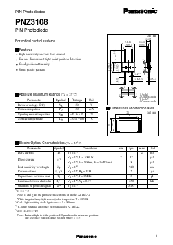 PNZ3108 Datasheet PDF Panasonic Corporation