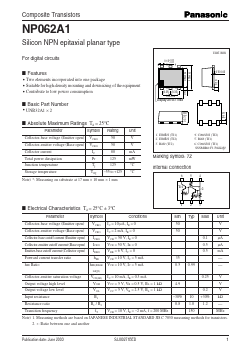 UNR32A1 Datasheet PDF Panasonic Corporation