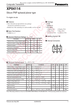 XP0411400L Datasheet PDF Panasonic Corporation