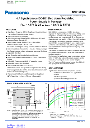 NN31002A-BB Datasheet PDF Panasonic Corporation