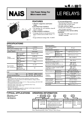 ALE72B06 Datasheet PDF Panasonic Corporation
