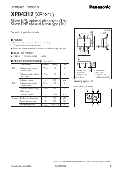 XP4312 Datasheet PDF Panasonic Corporation