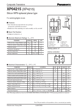 XP4215 Datasheet PDF Panasonic Corporation