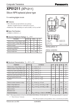 XP1211 Datasheet PDF Panasonic Corporation