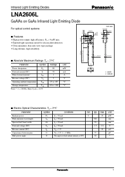 LNA2606L Datasheet PDF Panasonic Corporation