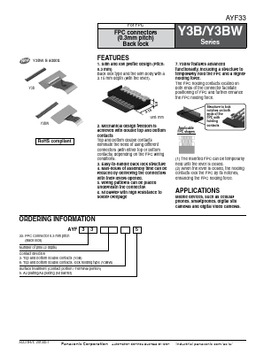 AYF331535 Datasheet PDF Panasonic Corporation