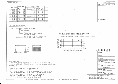 ECH-U1H184GC9 Datasheet PDF Panasonic Corporation