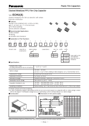 ECH-U1H392JX5 Datasheet PDF Panasonic Corporation