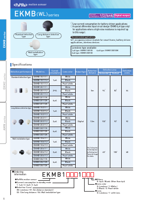 EKMB Datasheet PDF Panasonic Corporation