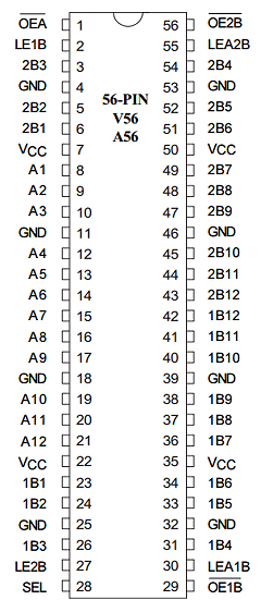 PI74ALVCH162260 Datasheet PDF Pericom Semiconductor