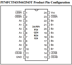 PI74FCT544TR Datasheet PDF Pericom Semiconductor