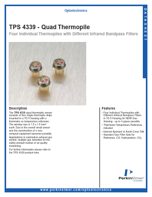 TPS4339 Datasheet PDF PerkinElmer Inc