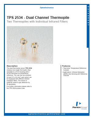 TPS2534 Datasheet PDF PerkinElmer Inc
