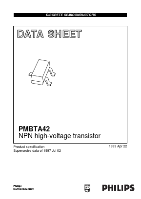 PMBTA42 Datasheet PDF Philips Electronics