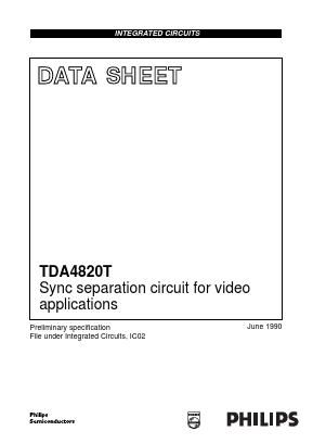 TDA4820T Datasheet PDF Philips Electronics