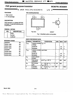 BC808-40W Datasheet PDF Philips Electronics