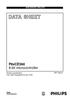 P8XCE560 Datasheet PDF Philips Electronics