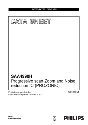 SAA4990H Datasheet PDF Philips Electronics