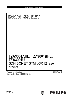 TZA3001 Datasheet PDF Philips Electronics