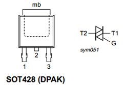 BTA204S-800C Datasheet PDF Philips Electronics