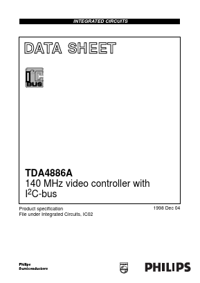 TDA4886A Datasheet PDF Philips Electronics