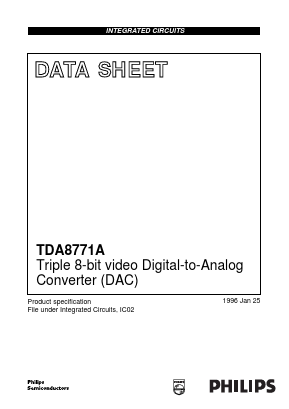 TDA8771AH/C1 Datasheet PDF Philips Electronics