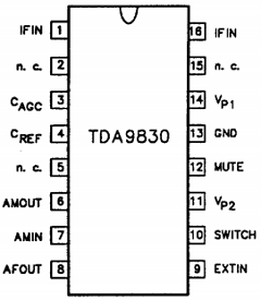 TDA9830 Datasheet PDF Philips Electronics