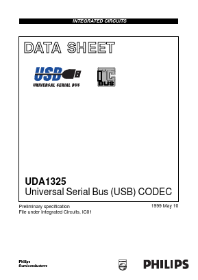 UDA1325H Datasheet PDF Philips Electronics