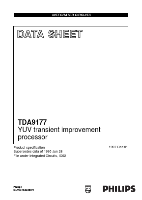 TDA9177 Datasheet PDF Philips Electronics