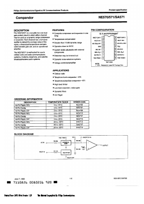 SA571D Datasheet PDF Philips Electronics