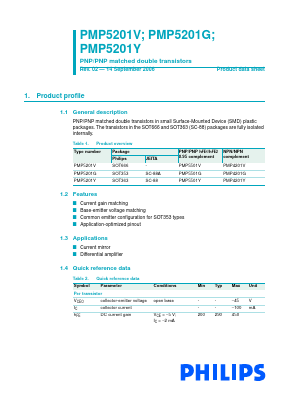 PMP5201G Datasheet PDF Philips Electronics