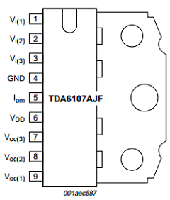 TDA6107AJF Datasheet PDF Philips Electronics