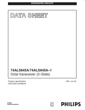 74ALS645AD Datasheet PDF Philips Electronics