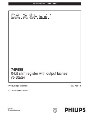 N74F595N Datasheet PDF Philips Electronics