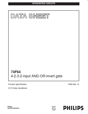 N74F64N Datasheet PDF Philips Electronics