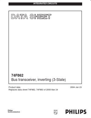 N74F862N Datasheet PDF Philips Electronics