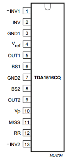 TDA1516CQ Datasheet PDF Philips Electronics