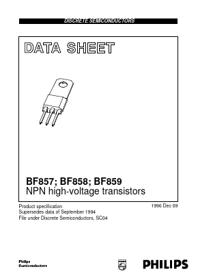 BF859 Datasheet PDF Philips Electronics