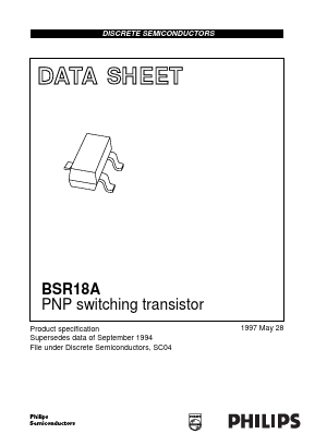 BSR18 Datasheet PDF Philips Electronics