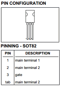 BT134-600 Datasheet PDF Philips Electronics
