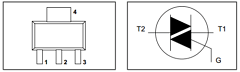 BT134W-600G Datasheet PDF Philips Electronics