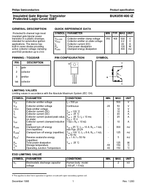 BUK856-400IZ Datasheet PDF Philips Electronics