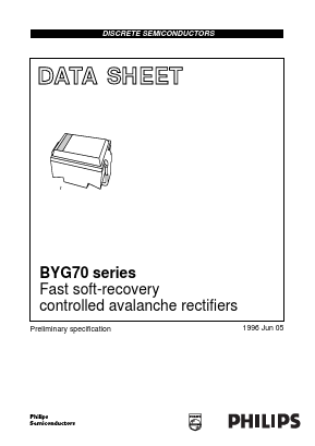 BYG70 Datasheet PDF Philips Electronics