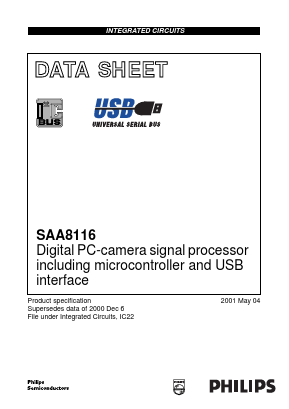 SAA8116ET Datasheet PDF Philips Electronics