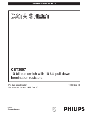 CBT3857 Datasheet PDF Philips Electronics